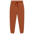 Calça jogger feminina plus size em moletom básica, 00326