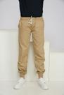 Calça Jogger Juvenil Infantil Sarja Cargo Punho Elástico
