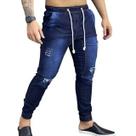 Calça Jogger Masculina Jeans Com Elastano Destroeyd Calça Jogger Masculina Jeans Com Elastano Destroeyd