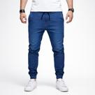Calça Jogger Masculina Jeans Com Punho Elastico
