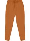 Calça Jogger Moletom Malwee 1000098612 Feminina Plus Size Com Stretch Flanelada T. G1/G3