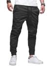 Calça Jogger Plus Size Sarja Masculina Skinny Com Punho S01plus Calça Jogger Plus Size Sarja Masculina Skinny Com Punho S01plus