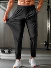 Calça Jogger Preta Masculina Dry Fit Com Bolso Esportiva Leve Com Elastano Bolso Zíper Malha Fria