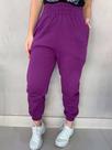 Calça jogger roxo