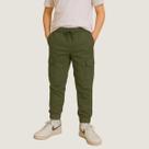 Calça Jogger Sarja Cargo Calca Infantil Menino Juvenil