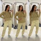 Calça jogger tricô