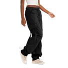 Calça Juvenil Feminina Dipopini Jeans Parachute Moore Preta