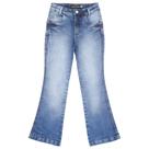 Calça Juvenil Look Jeans Flare Jeans