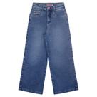 Calça Juvenil Look Jeans Wide Leg Jeans
