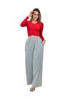 Calça K2B Wide Leg Original Cintura Alta Conforto e Estilo Premium