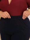 Calça lanzinha leve plus size elastico na cintura e bolso