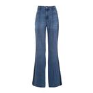 Calça Le Lis Blanc Bianca Faixa Flare - 18085738
