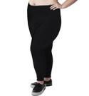 Calça Leg Plus Size Cós Alto, Super Grossa
