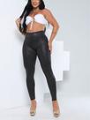 Calça Legging 3d Suplex Não Transparente Cirre Cintura Alta