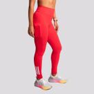 Calça Legging Adidas OTR Base 3S Com Bolo Feminina Vermelha