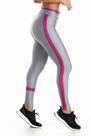 Calça legging agile cinza e rosa Calça legging agile cinza e rosa