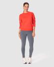 Calça Legging Básica Feminina Cintura Média Em Algodão