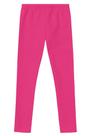 Calça legging básica infantil menina em molecotton Brandili-Rosa