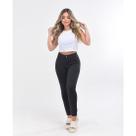 Calça Legging Botão e Zíper Chapa Barriga e Empina Bumbum Tecido Ponto Roma
