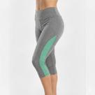 Calça Legging Capri Dry Feminina Academia Fitness Feminino Cor:BrancoTamanho:M
