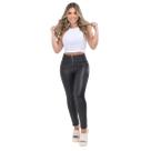 Calça Legging Chapa Barriga e Empina Bumbum Tecido Cirrê Texturizado