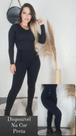 Calça legging cintura alta preta