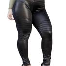 Calça Legging Cirrê Nervura Tratorada Plus Size Skinny