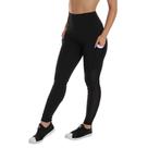 Calça Legging Com Bolso Fitness Fristyle Microfibra Feminina Adulto