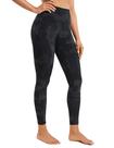 Calça Legging CRZ YOGA Cós Alto 64cm Tie Dye Preto