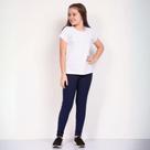 Calça legging de poliamida infantil 2 ao 18