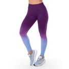 Calça Legging Degradê Fitness em jacquard Uva