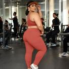 CALÇA LEGGING DITANA K2B PLUS SIZE SOCIAL FITNESS POLIAMIDA. Cor:CORALTamanho:G1=46/48