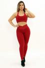 Calça Legging Empina Bumbum Vermelho