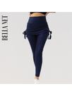 Calça Legging Esportiva Academia Yoga Cintura Alta Saia Tapa Bumbum Calça Legging Plus Size G1, G2 ou G3 Tecido Premium - Azul - P