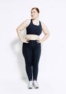 Calça Legging Esportiva Feminina Com Fio Lycra