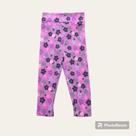 Calça legging estampada floral infantil