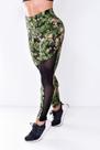 Calça legging estampada rookie com recortes Calça legging estampada rookie com recortes