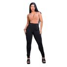 Calça Legging Feminina Cintura Alta Modeladora Bumbum com Ilhós Lateral