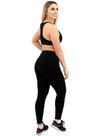 Calça Legging Feminina Poliamida Lisa Cós Alto