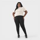 Calça Legging Feminina Secret Glam Plus Size Básica Rovitex Calça Legging Feminina Secret Glam Plus Size Básica Rovitex