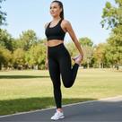 Calça Legging Fitness Cintura Alta Sem Costura Zee Rucci Tamanho:GCor:Preta Calça Legging Fitness Cintura Alta Sem Costura Zee Rucci Tamanho:GCor:Preta