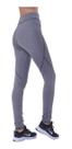 Calça Legging Fitness com Costura em Power Suplex Cinza