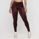 Calça Legging Fitness Feminina Cintura Alta Textura Brilho
