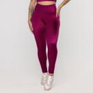 Calça Legging Fitness Feminina Cintura Alta Textura Brilho