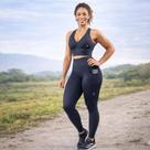 Calça Legging Fitness Feminina Com Bolso Lateral - Calça Legging Fitness Feminina Com Bolso Lateral -