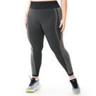 Calça Legging Fitness Jacquard Geométrico Preta