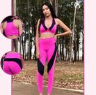 Calça Legging Fitness St Madame Rosa Claro com Tela
