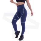Calça legging fitness (vivo) azul 6230 Calça legging fitness (vivo) azul 6230