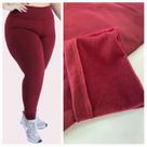 Calça legging Flanelada Feminina - Legg Suplex Peluciada Plus Size