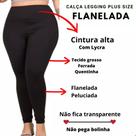 Calça legging Flanelada Feminina - Legg Suplex Peluciada Plus Size Calça legging Flanelada Feminina - Legg Suplex Peluciada Plus Size
